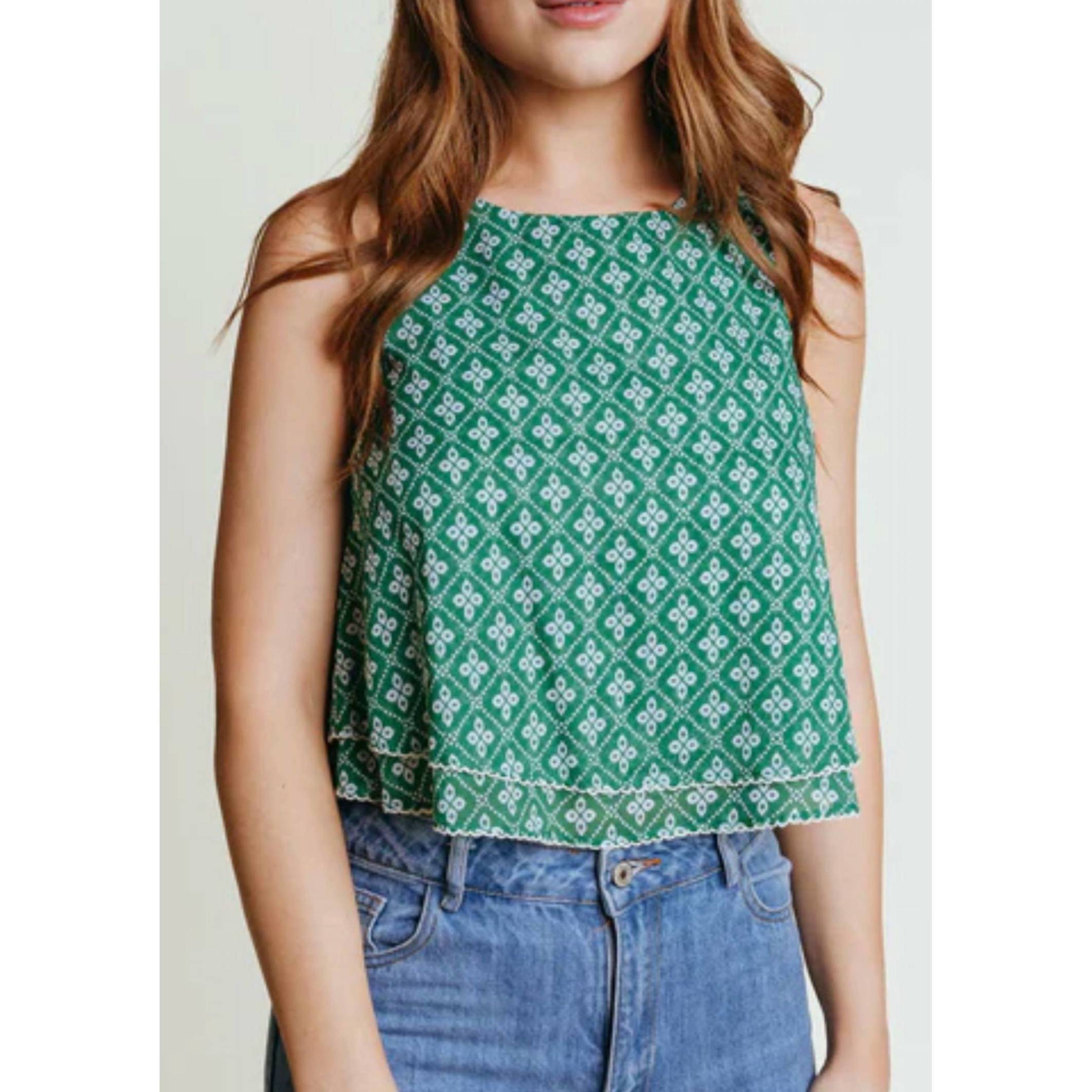 New Laroque June Tanktop In Verde
